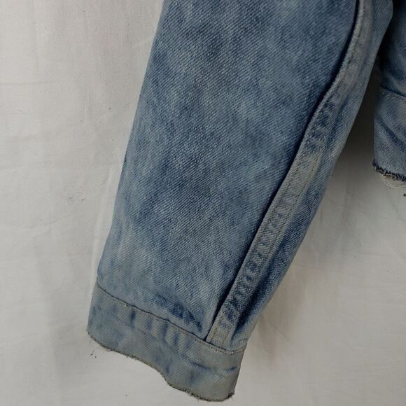 Zara Women's Medium Distressed Jean Jacket - Picture 5 of 15